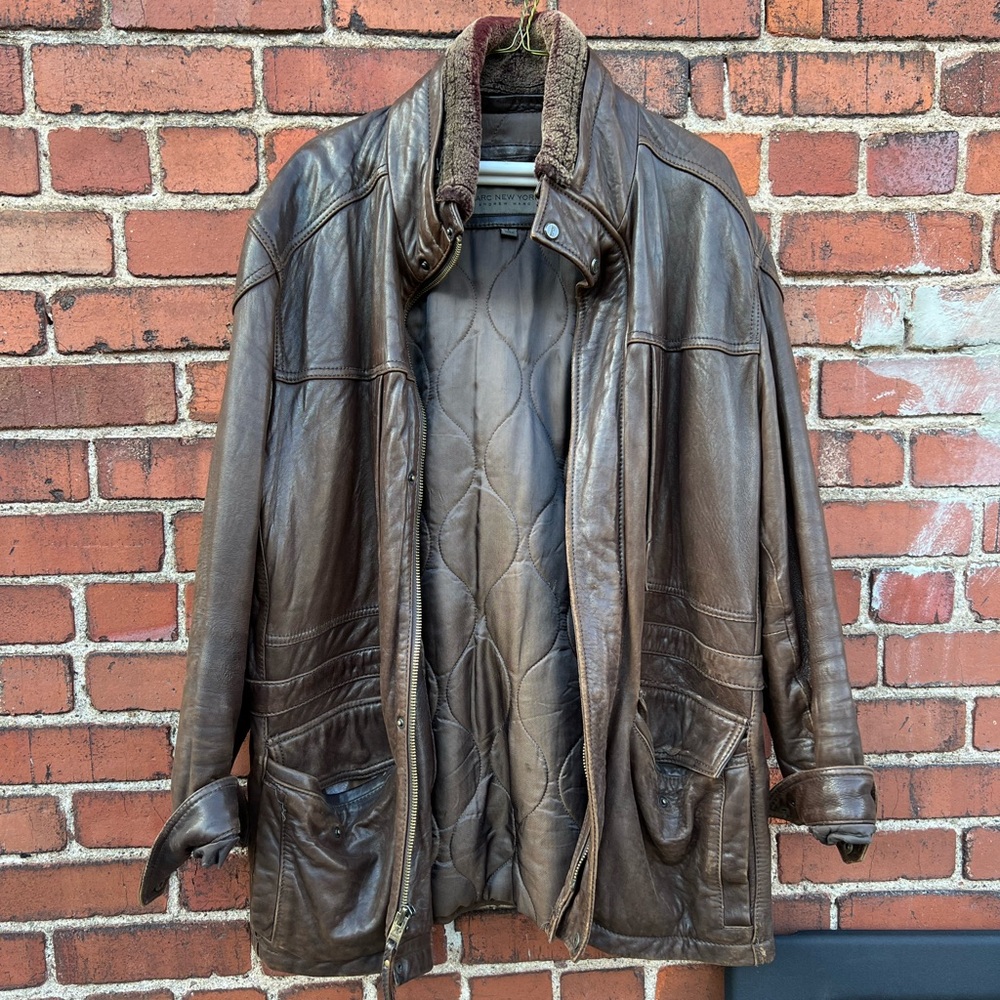 Andrew Marc New York Leather Jacket